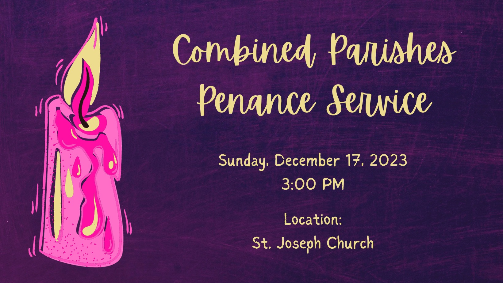 Combined Parishes Penance Service