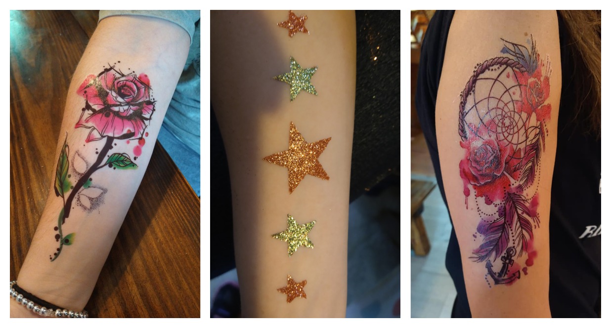 Glitter & Temporary Tattoos @ Tiffin's Fireworks Celebration