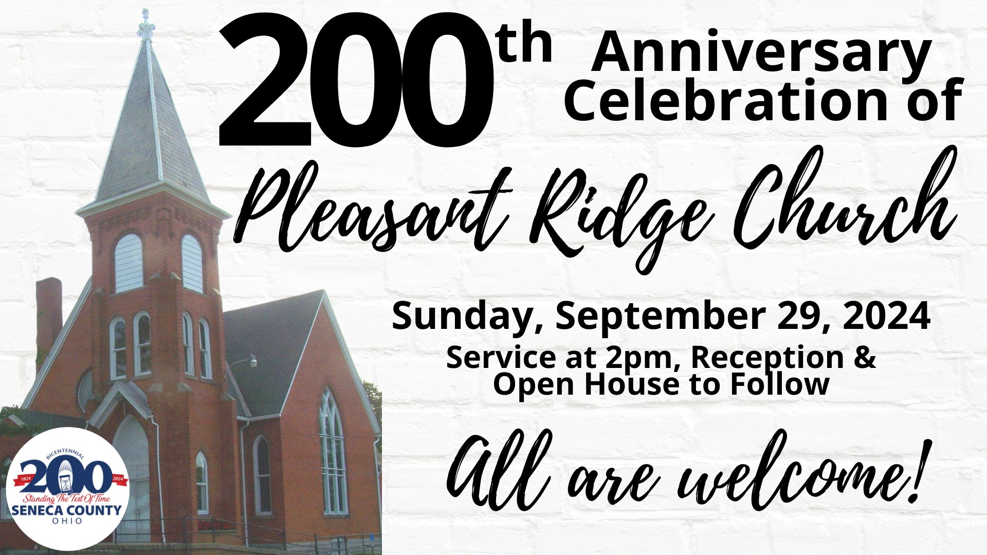 Pleasant Ridge Church 200th Anniversary Celebration