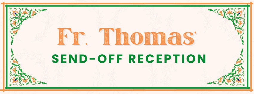 Fr. Thomas' Send-Off Reception