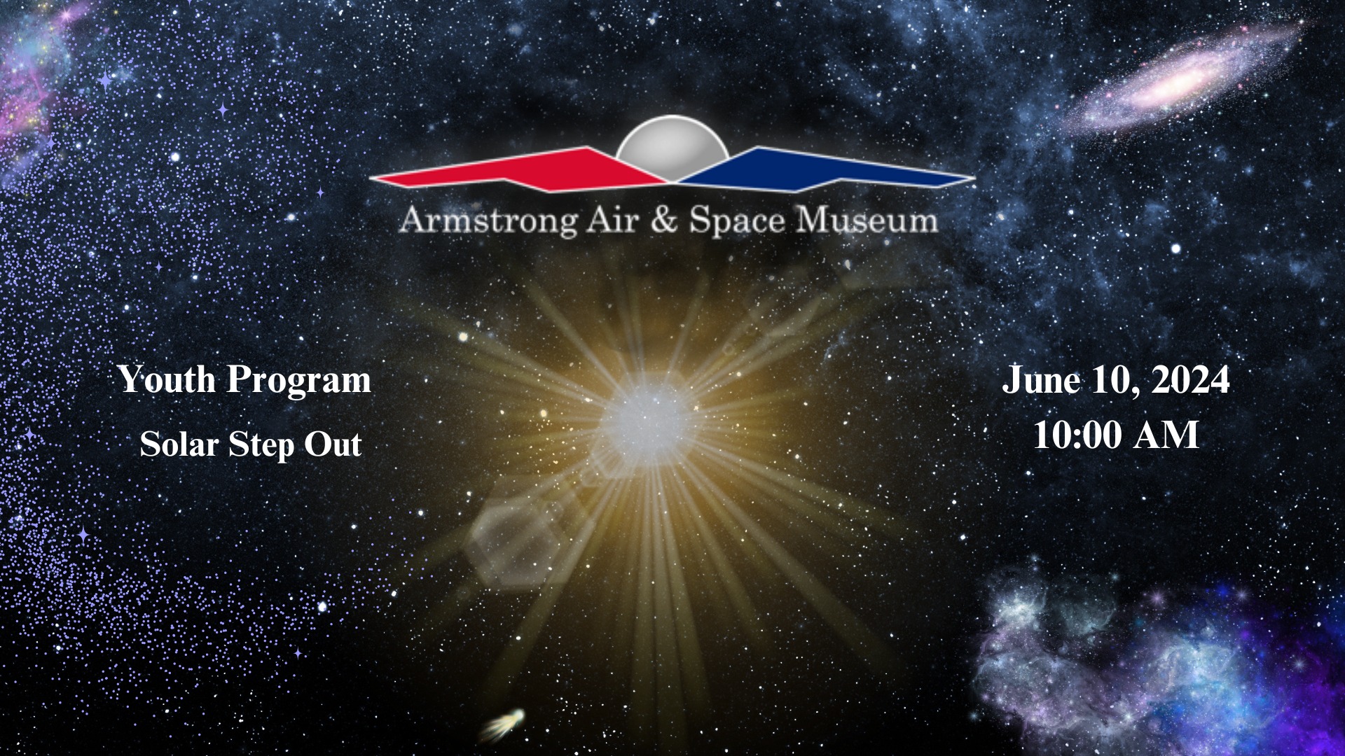 Armstrong Air & Space Museum Solar Step Out Program