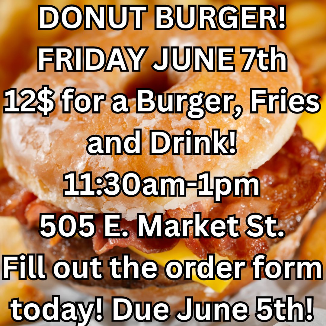 Donut Burger Fundraiser