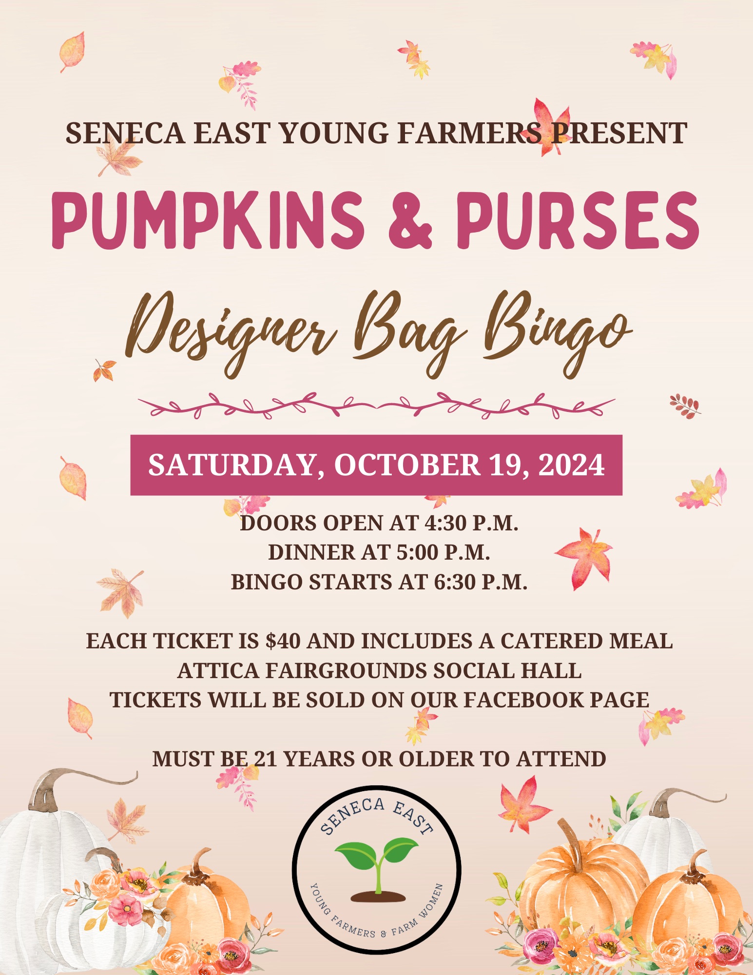 Pumpkins & Purses: Designer Bag Bingo