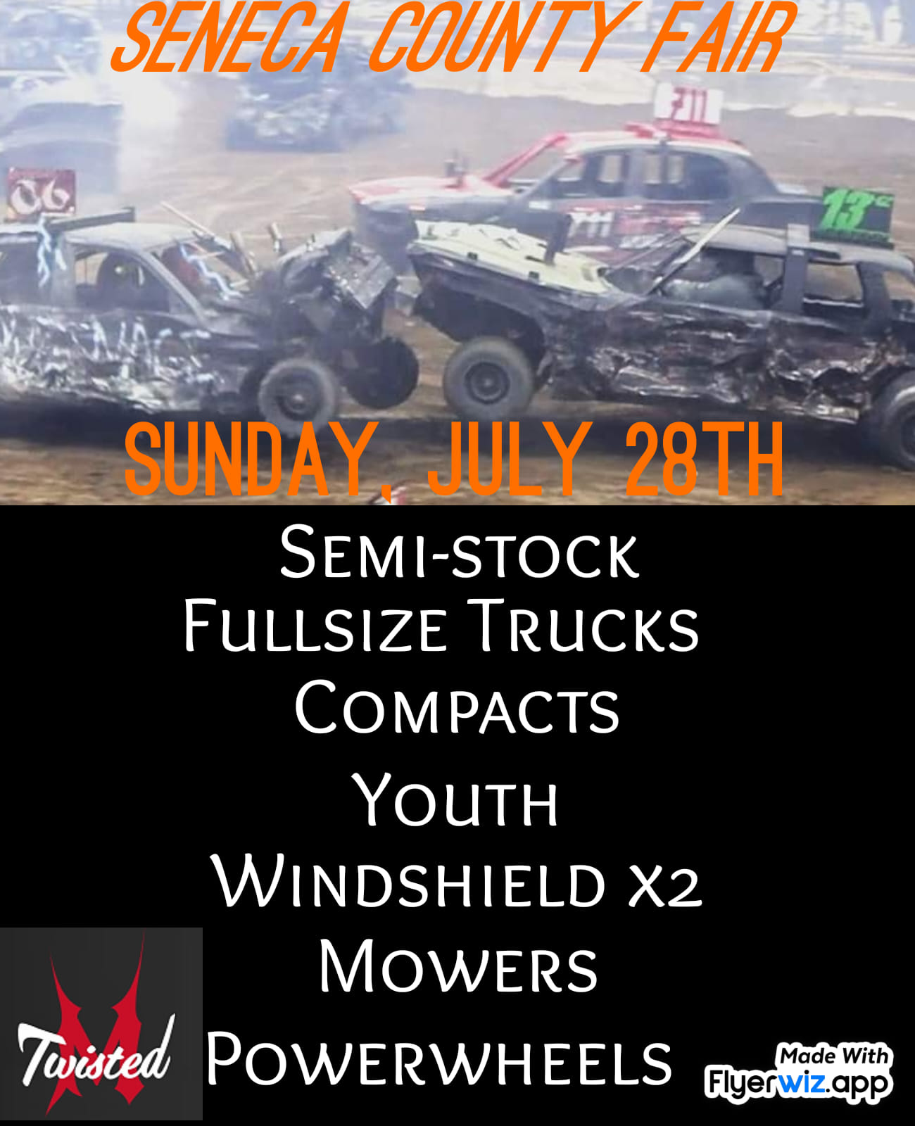 Seneca County Fair Demolition Derby