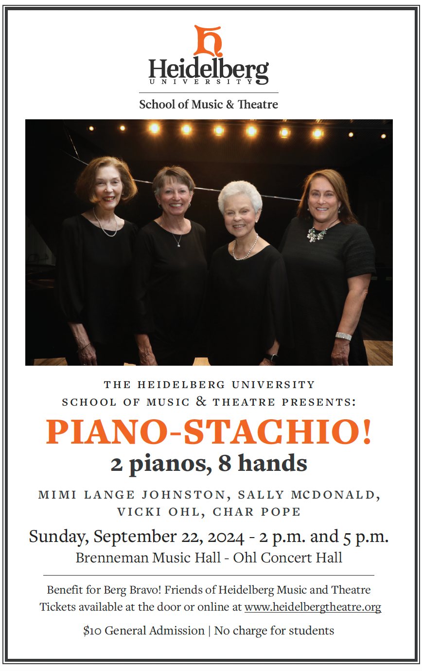 PIANO-STACHIO: Berg Bravo Fundraiser