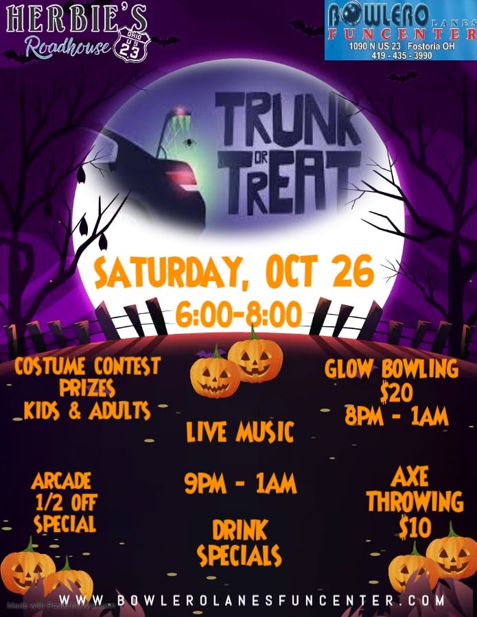 Trunk or Treat Costume Party