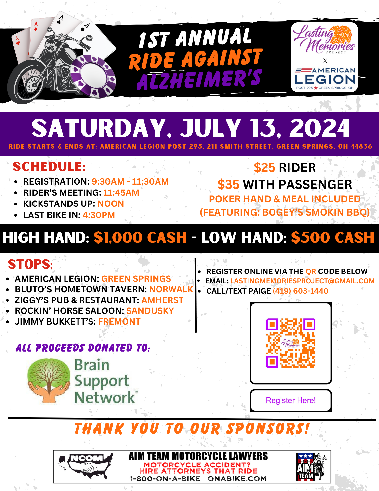 1st Annual Ride Against Alzheimer's