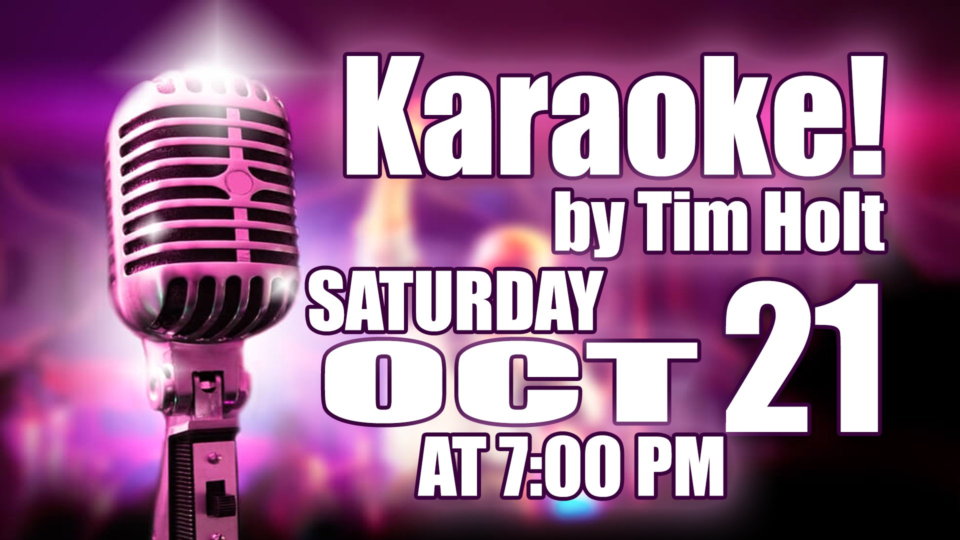 Tim Holt Karaoke @ The Tiffin Moose