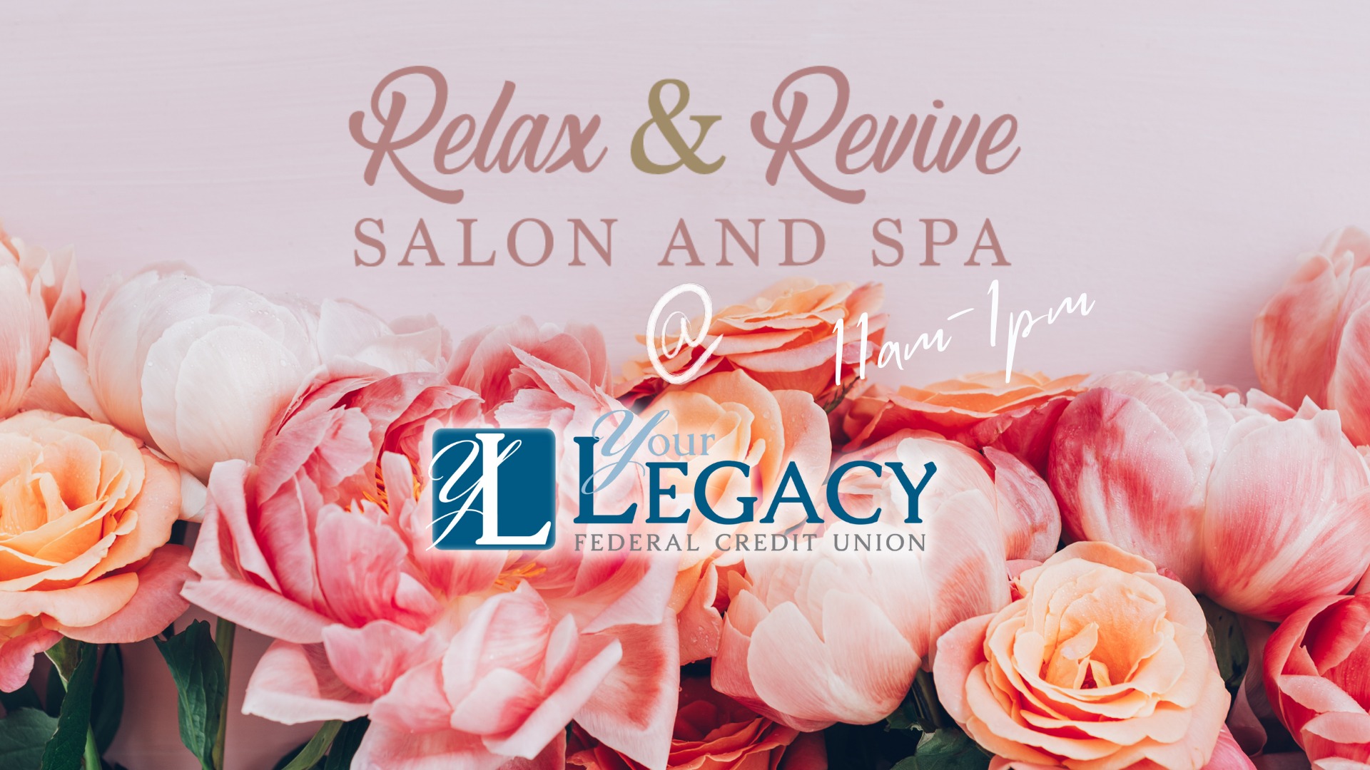 Pop-up for Relax & Revive Salon and Spa