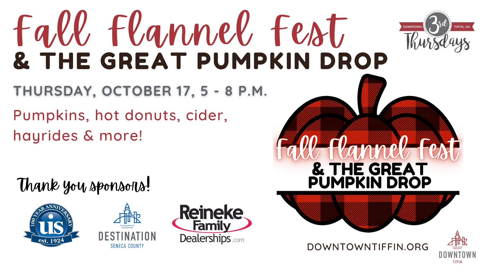 Fall Flannel Fest & Pumpkin Drop - Third Thursday