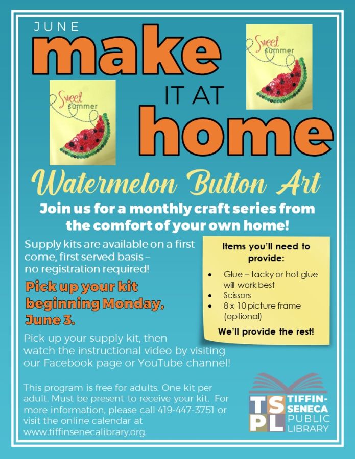 Make it at Home: Watermelon Button Art