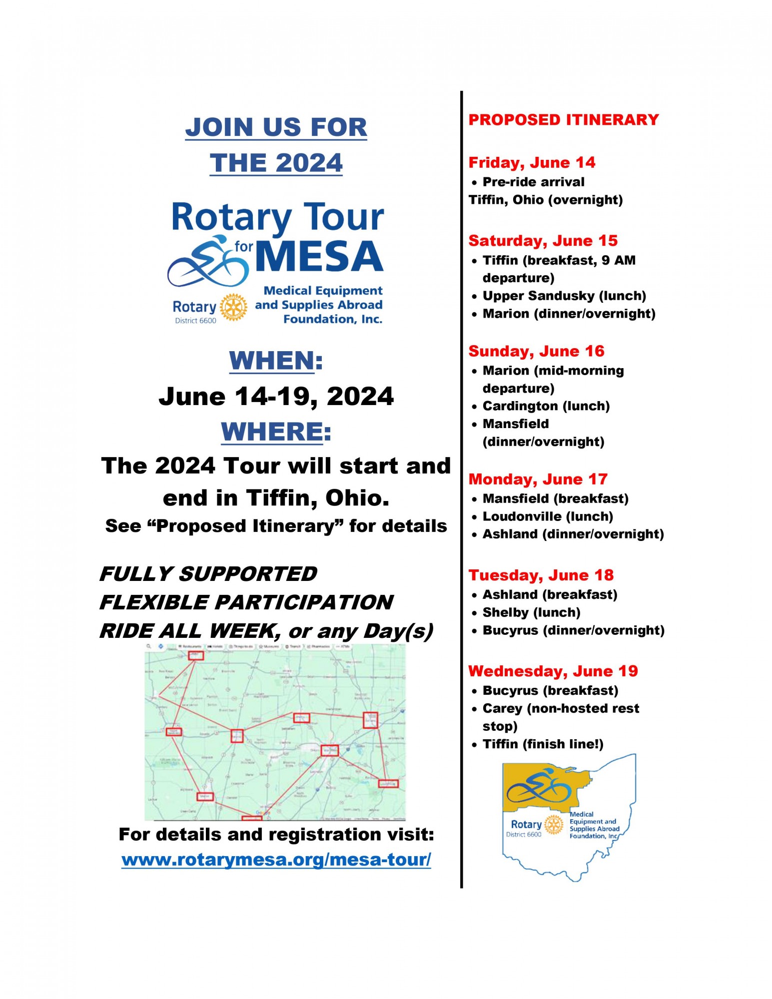 Rotary Tour for MESA