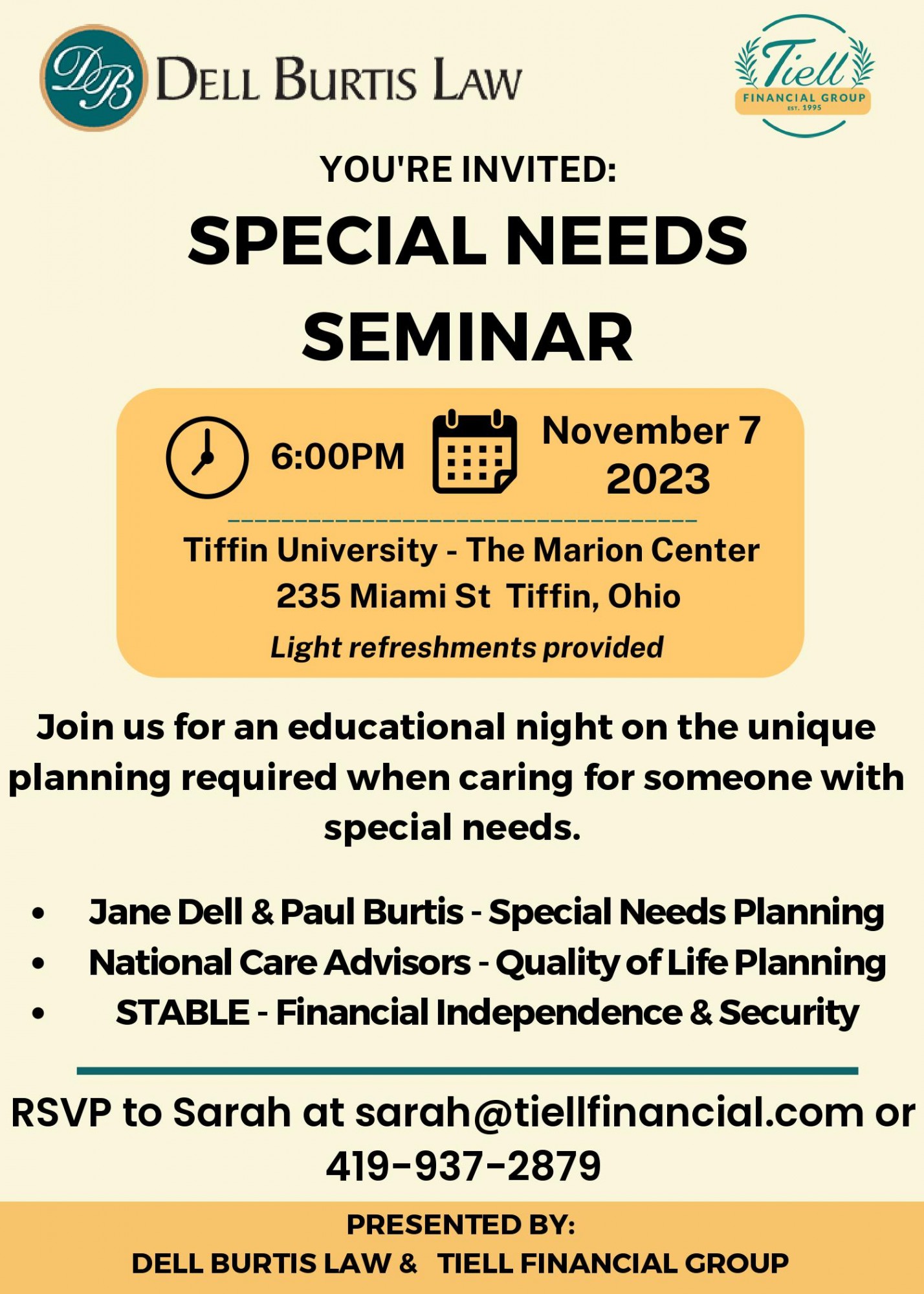 Special Needs Seminar