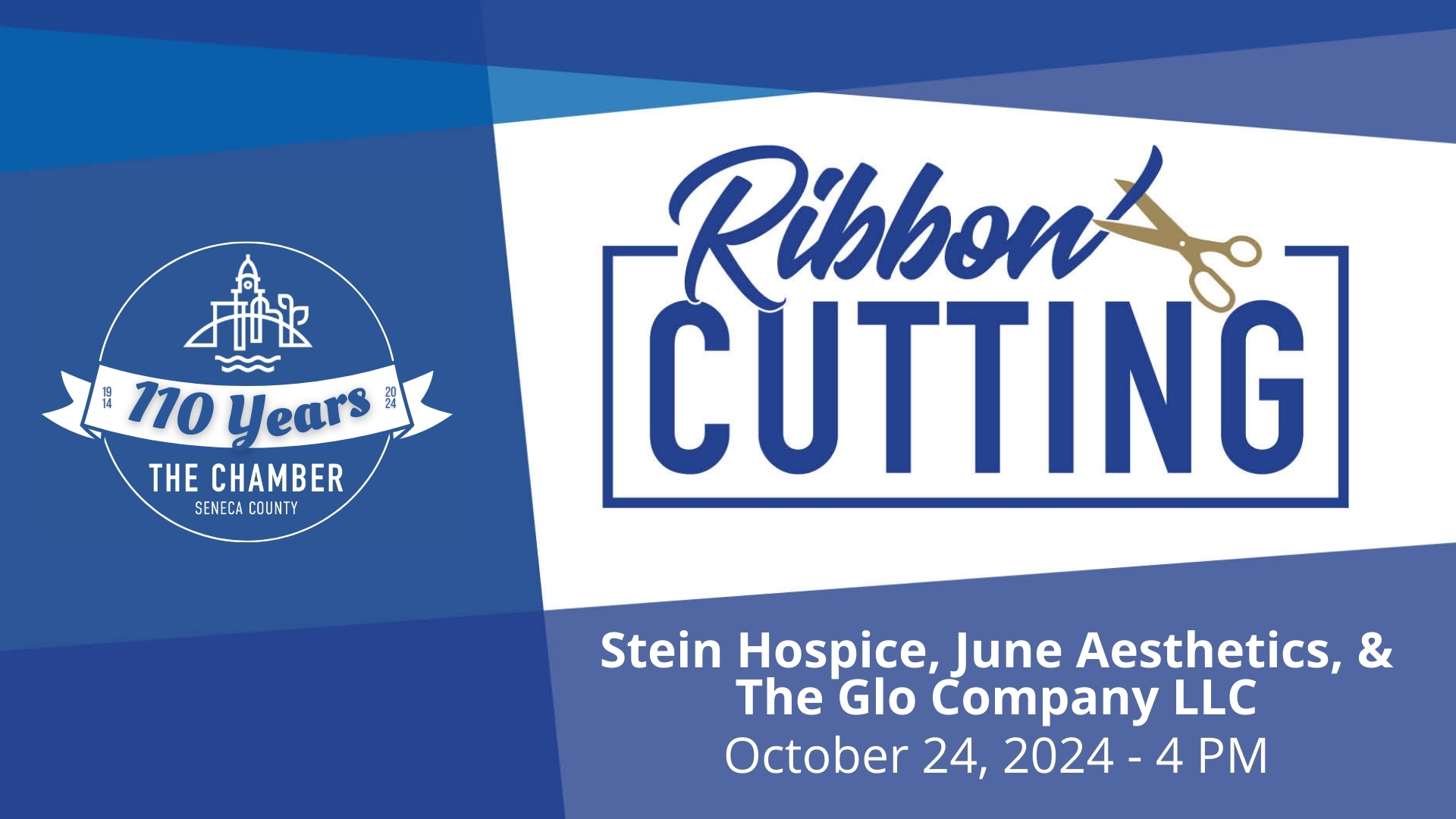 Ribbon Cutting | Stein Hospice, June Aesthetics, & The Glo Company LLC