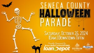 Seneca County Halloween Parade - Organized by Destination Seneca County logo